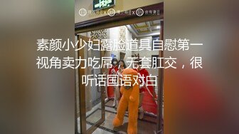 素颜小少妇露脸道具自慰第一视角卖力吃屌，无套肛交，很听话国语对白