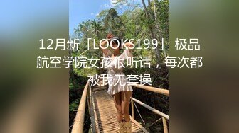 12月新「LOOKS199」 极品航空学院女孩很听话，每次都被我无套操