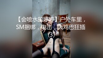 【会喷水的婷婷】户外车里，SM捆绑，电击，大鸡巴狂插 (3)