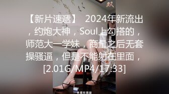 【新片速遞】  2024年新流出，约炮大神，Soul上勾搭的，师范大一学妹，商量之后无套操骚逼，但是不能射在里面，[2.01G/MP4/17:33]