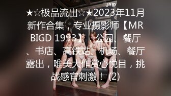 ★☆极品流出☆★2023年11月新作合集，专业摄影师【MRBIGD 1993】，公园、餐厅、书店、高铁站、机场、餐厅露出，唯美大作赏心悦目，挑战感官刺激！ (2)